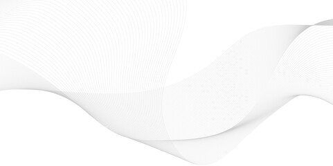 Wall Mural - abstract black lines wave curve motion on white background. thin wavy line abstract background. wavy