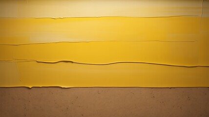 Canvas Print - horizontal bands of golden yellow and pale cream abstract texture