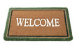 © Muhammad - Welcome mat with white letters on brown surface