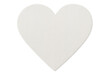 © PNG Kingdom  - White heart shape resting on a transparent background, representing love, romance, and the spirit of valentine's day celebrations