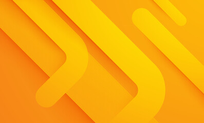 Wall Mural - abstract orange wave background with gradient curves and light texture design