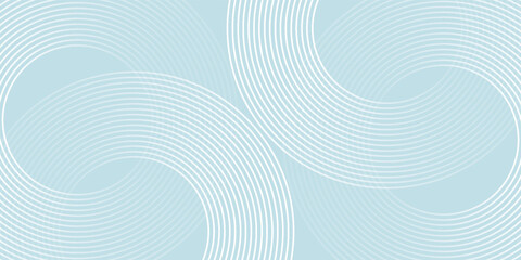 Wall Mural - modern abstract background. glossy white gradient circle lines. minimal geometric pattern. simple gr