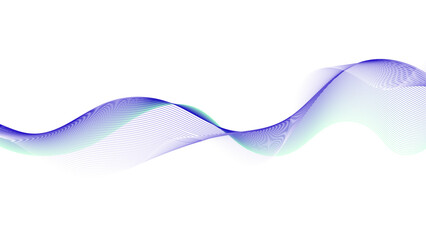 Wall Mural - digital art with a flowing, wavy design. modern minimalist background with subtle color