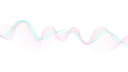 Wall Mural - digital art featuring a tranquil, wavy design. abstract, minimalist background with a touch of paste