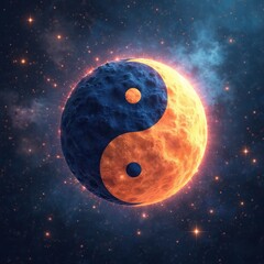 black and white celestial body in outer space with stars. possibly planet or satellite with tilted a