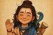 © Ankit - Smiling Young Shiva with Divine Joy and Playful Gesture