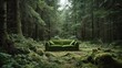 © mochalfin - A verdant sofa in a misty forest
