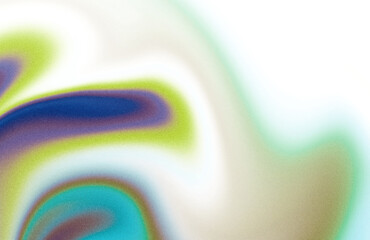 Wall Mural - holographic grainy gradients shape cutout on transparent background, retro color noisy gradient back