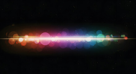 Wall Mural - celestial spectrum: a mesmerizing visual journey into the heart of a vibrant celestial display, with