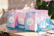© Rotana - Charming gender reveal party cups with a fun “Boy or Girl?” design in pink and blue — perfect for serving drinks at your special celebration.