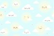 © Puchong - seamless background with clouds