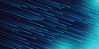 © saputra julian - High speed lines moving technology concept. stripes lines with blue light. speed movement pattern and motion blur over dark blue background. Vector Illustration.