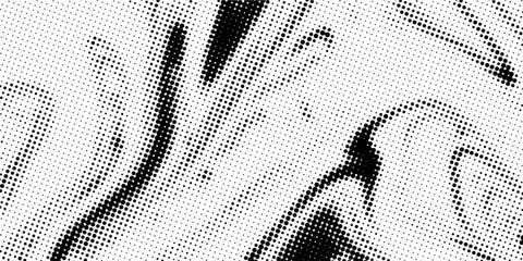 Wall Mural - White and black halftone dots pattern color gradient grunge texture background. Pop art comic sport style vector illustration dots. eps 10. modern.
