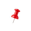 © NATALIA - Red push pin with copy space  isolated on transparent background