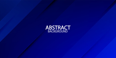 Poster - abstract blue background with stripes and space for text. vector illustration. eps 10