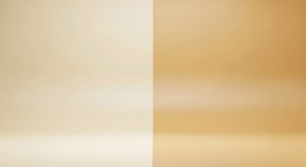 Wall Mural - beige studio backdrop with soft gradients of color in a seamless studio environment