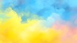 © Prachi - Colorful Abstract Cloud Background with Blue, Pink, and Yellow Gradient