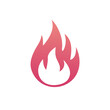 © FryArt - Flame Icon Illustration Showing Burning Fire Shape with Gradient