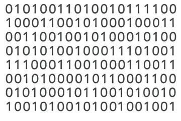 binary code seamless background. digital data stream. abstract technology pattern. futuristic comput