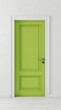© NurulSinta - Lime green door on white wall