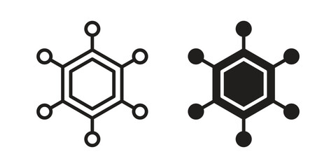 Hub icon vector design, perfect for website ui designs