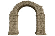© PNG Kingdom  - Stone arch on transparent background, perfect for history, architecture, and design projects, evoking ancient civilizations and timeless structures