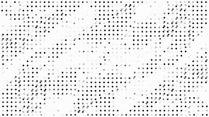abstract dots and grid halftone texture motion seamless loop animation isolated on white background