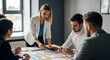 © AbdullahAl - A team of business professionals collaborates around a table, reviewing documents and planning a strategy