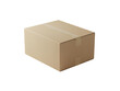 © Sibbi Malik - Cardboard box sealed with tape, isolated on transparent background with shadow — perfect for warehouse, shipping, packaging, delivery, e-commerce, and logistics mockups or designs.