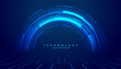 © starlineart - futuristic and modern digital tech hud glowing banner design