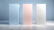 © Nadya - Three Standing Block in Pastel Colors