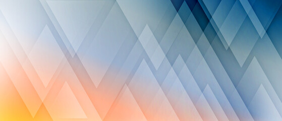 Canvas Print - abstract triangle background for business