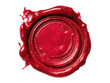 © Graphi - Red wax seal stamp isolated on transparent background