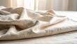 © admin_design - Natural linen fabric texture, closeup detail for backgrounds and design