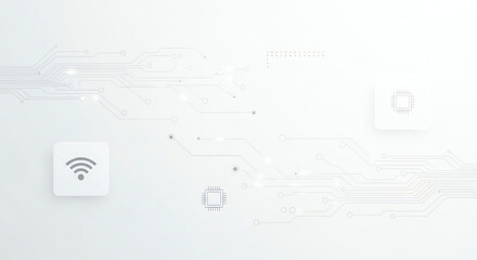Abstract technology vector background illustration for business, web, and internet concepts