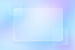 © mim232 - Liquid glass glassmorphism rectangle landscape in elegant style abstract background copy space for design and etc