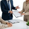 © Aileen - Close Up Business Contract Signing Negotiation Corporate Agreement