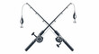 © imran - Crossed Fishing Rods Minimalist Angling Illustration for Outdoor Enthusiasts and Fishing Promotion (52 illust 1)