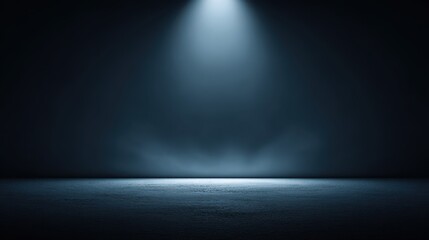 Wall Mural - elegant dark blue wallpaper with subtle gradient and soft lighting, ideal for modern digital backgro
