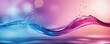 © 1389 - A dynamic, colorful splash of blue and pink water intertwines mid-air against a soft, gradient background, creating a fluid and vibrant visual contrast.