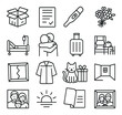 © MykolaIhor - Life's milestones collection, momentous event icons. simple and meaningful symbol set