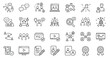 © YUDA - Social Connection and Event Icons in Outline