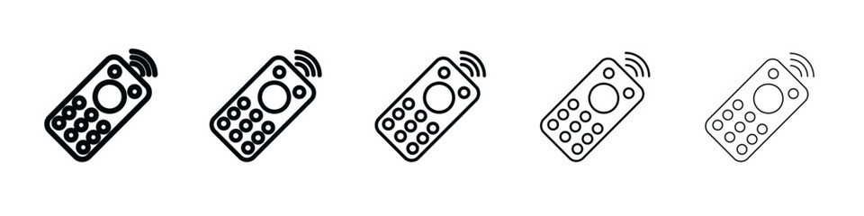 Remote control icon in web style. Vector illustration. Eps10