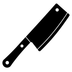 Meat cleaver vector, a meat cleaver art design, vector of a meat cleaver, simple meat cleaver art, a simple meat cleaver isolated