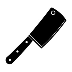 Meat cleaver vector, a meat cleaver art design, vector of a meat cleaver, simple meat cleaver art, a simple meat cleaver isolated