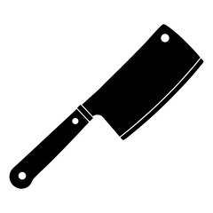 Meat cleaver vector, a meat cleaver art design, vector of a meat cleaver, simple meat cleaver art, a simple meat cleaver isolated