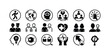 © adobestockaiphotos - Set of 20 business and people icons vector