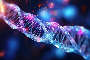 Wall Mural - revolutionary dna technology in the medical science of tomorrow