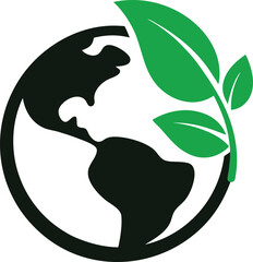 Wall Mural - Girl holding an apple with floral and eco friendly elements in vector style