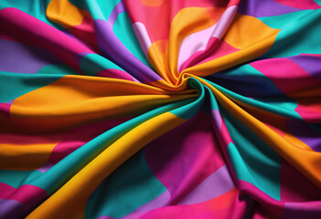 Wall Mural - luxurious view of felt fabric stacked layers